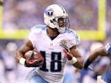 Kenny Britt of the Tennessee Titans in action against the Colts on December 9, 2012