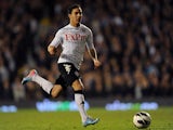 Kerim Frei of Fulham in action during the Barclays Premier League match between Fulham and Chelsea at Craven Cottage on April 17, 2013