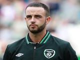 Rep of Ireland's Marc Wilson before a game with Georgia on June 3, 2013