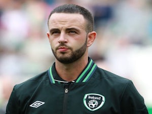 Rep of Ireland's Marc Wilson before a game with Georgia on June 3, 2013