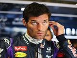 Red Bull's Mark Webber in the pits on September 7, 2013