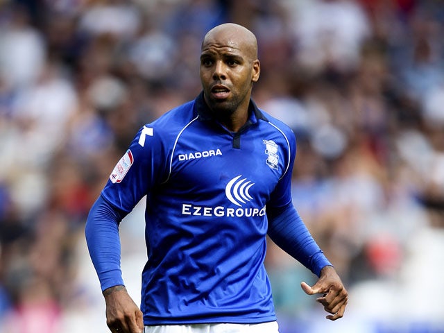 Marlon King of Birmingham in action during the npower Championship match between Birmingham City and Charlton Athletic at St. Andrews Stadium on August 18, 2012