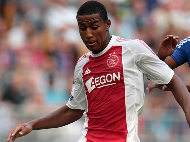 Ajax's Marvin Zeegelaar in action during the match against Chelsea on July 23, 2010
