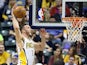 Indiana Pacers' Miles Plumlee in action against Philadelphia 76ers on April 17, 2013