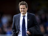 AFC Wimbledon manager Neal Ardley looks on prior to the npower League Two match between AFC Wimbledon and Fleetwood Town at the Cherry Red Records Stadium on April 27, 2013