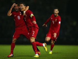 Ronaldo levels from the spot for Portugal