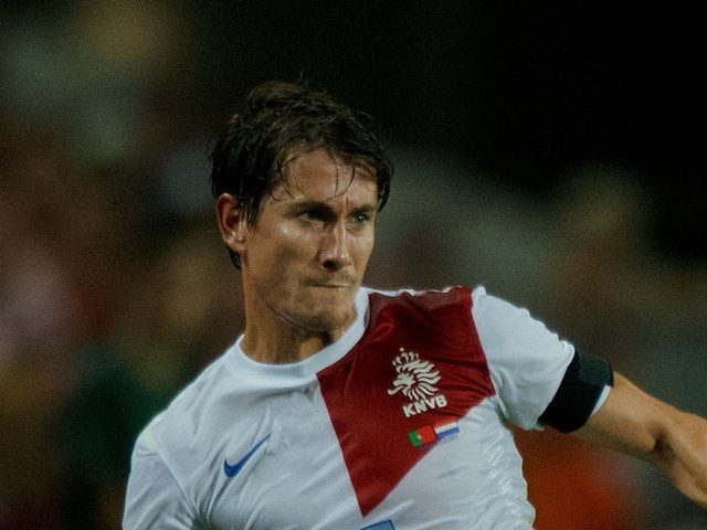 Paul Verhaegh in action for the Netherlands against Portugal in August 2013.
