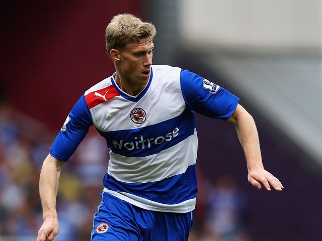 Pavel Pogrebnyak of Reading in action during the Barclays Premier League match between West Ham United and Reading at the Boleyn Ground on May 19, 2013