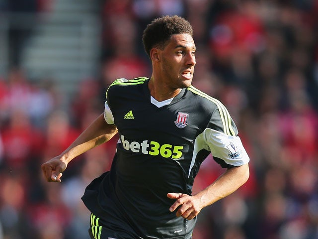 Ryan Shotton of Stoke City in action during the Barclays Premier League match between Southampton and Stoke City at St Mary's Stadium on May 19, 2013