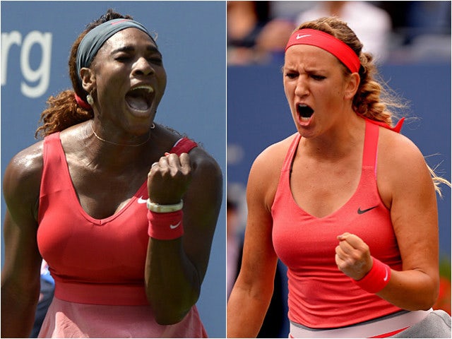 Serena Williams and Victoria Azarenka at the US Open