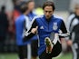 Chelsea's Israeli midfielder Yossi Benayoun takes part in a training session at the Amsterdam Arena in Amsterdam on May 14, 2013