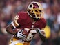 Washington RB Alfred Morris carries the ball against Seattle on January 6, 2013