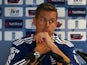 Ashley Giles of England talks during a press conference ahead of the third NatWest One Day International Series match between England and Australia at Edgbaston on September 10, 2013