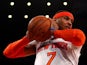 New York Knicks' Carmelo Anthony in action against Indiana Pacers on May 16, 2013