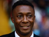 Chris Kiwomya, manager of Notts County looks on during the Sky Bet League One match between Sheffield United and Notts County at Bramall Lane on August 02, 2013