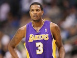 Then Lakers player Devin Ebanks playing against Dallas on November 24, 2012