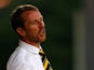 Manager Gary Rowett of Burton Albion shouts instructions during the Capital One Cup Second Round match between Burton Albion and Fulham at the Pirelli Stadium on August 27, 2013