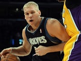 Minnesota Timberwolves' Greg Stiemsma in action against Los Angeles Lakers on February 28, 2013
