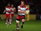 Gloucester's James Simpson-Daniel in action against Leicester Tigers on October 27, 2012