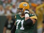 Green Bay Packers' Josh Sitton in action during the game against Cleveland Browns on August 16, 2012