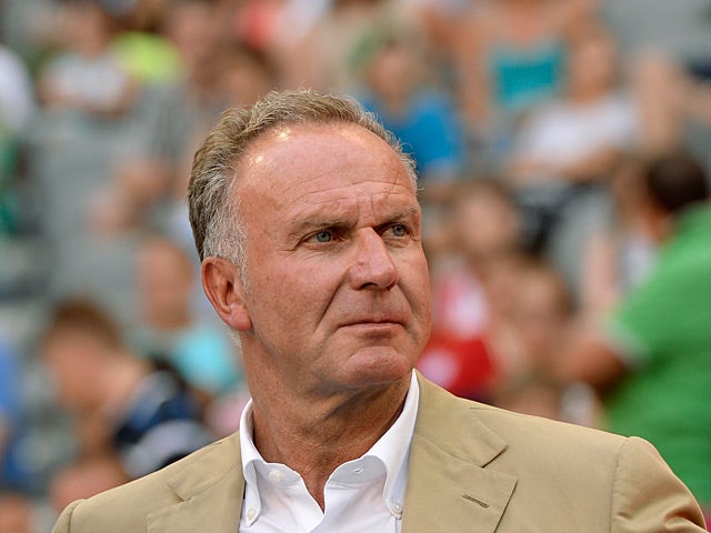 Bayern Munich's CEO Karl-Heinz Rummenigge on July 23, 2013