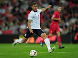 Kyle Walker in action for England against Moldova in a World Cup qualifier at Wembley on September 6, 2013