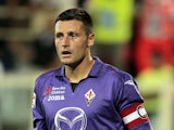 Manuel Pasqual of ACF Fiorentina looks during the Serie A match between ACF Fiorentina and Calcio Catania at Stadio Artemio Franchi on August 26, 2013