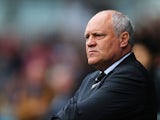 Fulham manager Martin Jol prior to kick-off in the match against West Brom on September 14, 2013