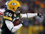 Packers safety Morgan Burnett in action against the New York Giants on January 15, 2012