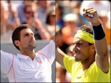 Novak Djokovic and Rafael Nadal at the US Open