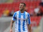 Huddersfield's Peter Clarke in action against Rotherham during a friendly match on July 20, 2013