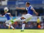 Phil Jagielka of Everton clears the ball during the Barclays Premier League match between Everton and West Bromwich Albion at Goodison Park on August 24, 2013 