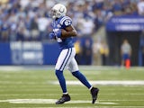 Indianapolis Colts' Reggie Wayne in action during the game against Oakland Raiders on September 8, 2013