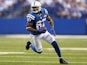Colts' Reggie Wayne runs with the ball against Cleveland on August 24, 2013