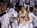 Miami Heat's Shane Battier in action during the game against San Antonio Spurs on June 20, 2013
