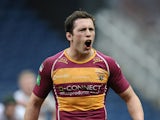 Shaun Lunt of Huddersfield during the Super League match between Huddersfield Giants and Bradford Bulls at John Smith's Stadium on March 3, 2013