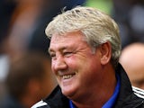 Hull boss Steve Bruce prior to kick-off in the match against Cardiff on September 14, 2013