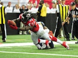 Falcons' Steven Jackson scores a touchdown against St Louis on September 15, 2013