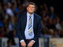 St Johnstone manager Tommy Wright on the touchline against FC Minsk on August 8, 2013