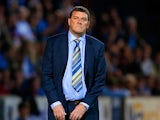 St Johnstone manager Tommy Wright on the touchline against FC Minsk on August 8, 2013