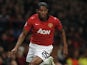 United winger Antonio Valencia in action against Bayer Leverkusen on September 17, 2013