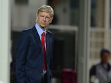 Arsenal manager Arsene Wenger on the touchline during his team's Champions League group match against Marseille on September 18, 2013