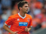 Blackpool's Chris Basham in action against Newcastle on July 28, 2013