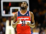 Washington Wizards' Chris Singleton in action against Cleveland Cavaliers on October 30, 2012