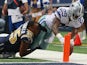 Cowboys' DeMarco Murray dives in a touchdown against St Louis on September 22, 2013