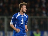 Bosnia-Herzegovina's Ermin Bicakcic in action against Slovakia during their World Cup qualifier on September 10, 2013