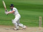 Notts batsman James Taylor plays a shot against Warwickshire on July 17, 2013