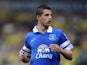 Kevin Mirallas of Everton during the Barclays Premier League match between Norwich City and Everton at Carrow Road on August 17, 2013 