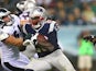 New England Patriots' LeGarrette Blount in action against Philadelphia Eagle on August 9, 2013