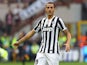Juventus' Leonardo Bonucci in action against Inter during their Serie A match on September 14, 2013